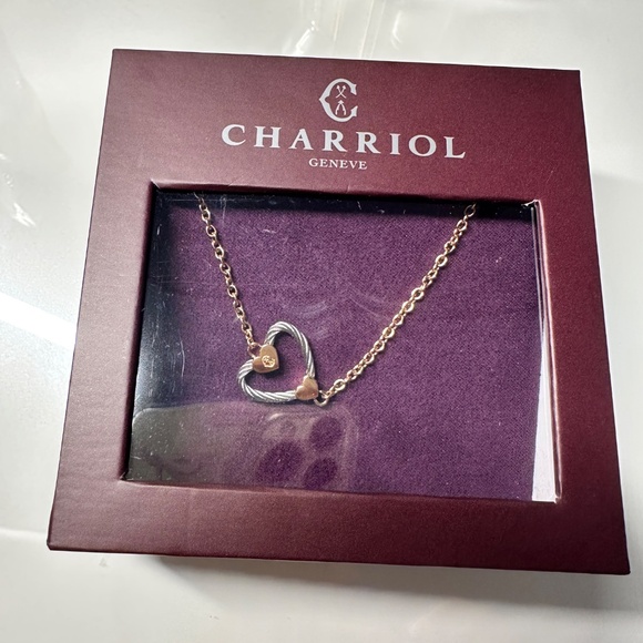 Charriol Passion Bracelet Two Tone 7in - Picture 2 of 6